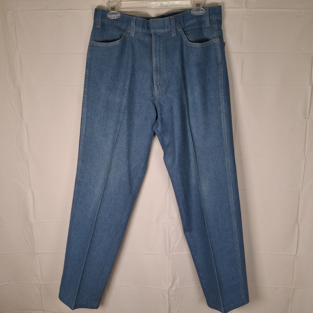 VTG Towncraft Denim Jeans Men's 34x29 (Fits 32x29) Blue Straight Leg Made In USA